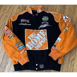 Tony Stewart JH Design Jacket Nascar Home Depot Size Large